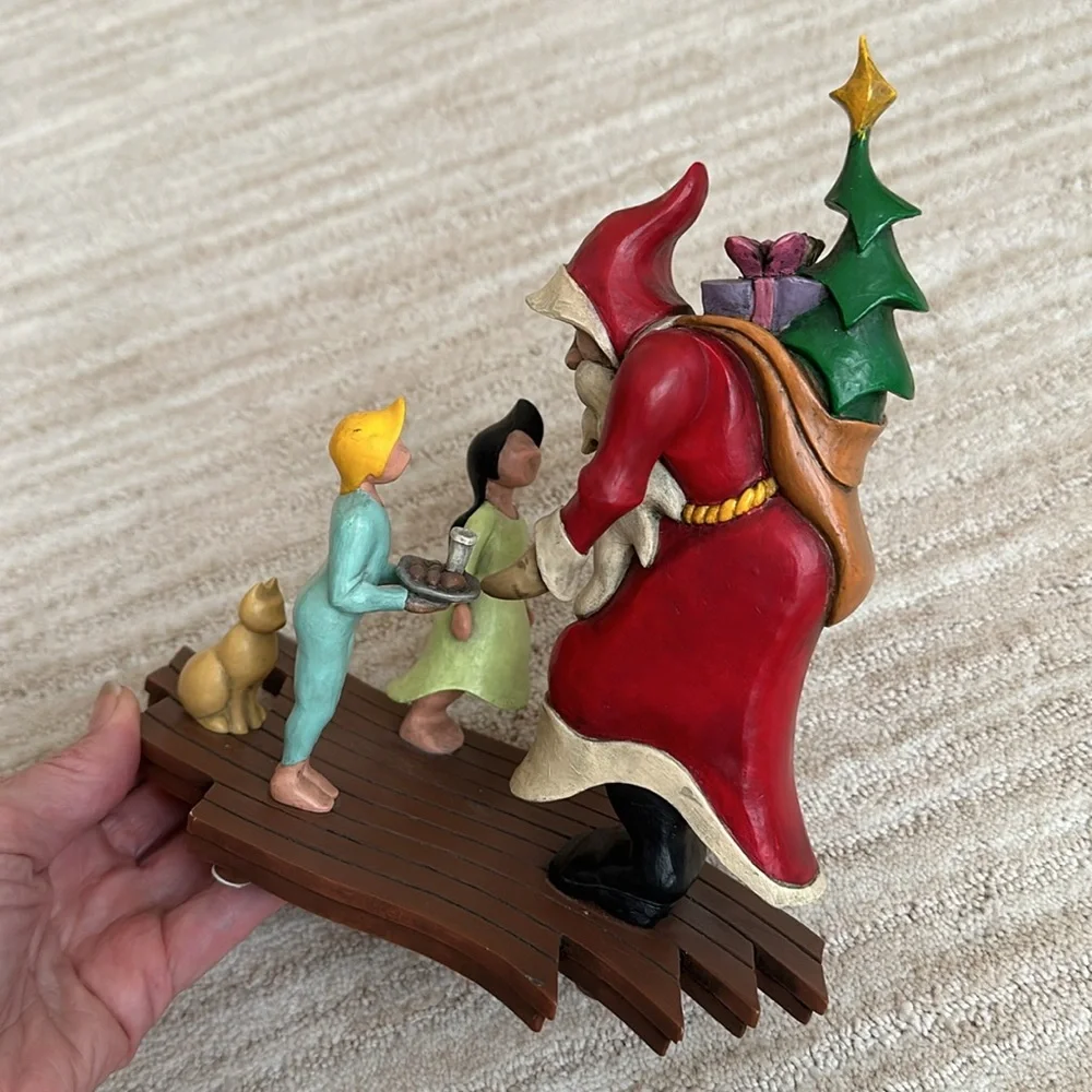 Demdaco Soon Would Be There Santa Figurine by Rhett Johnson - 2005 Collectible